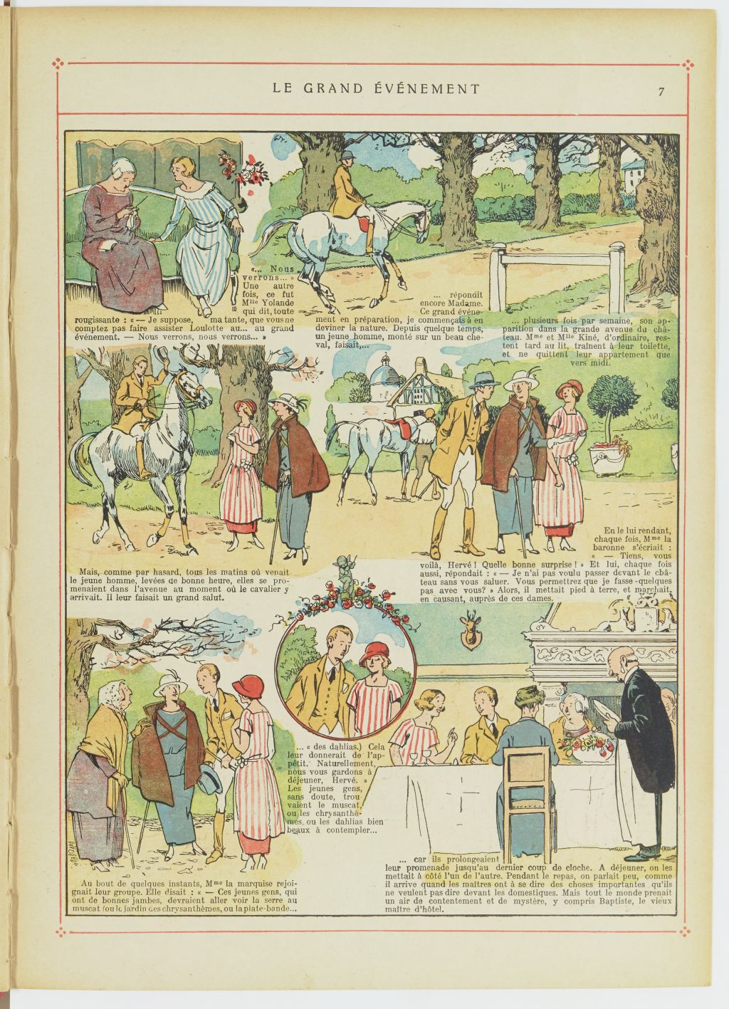 Bécassine – Les Bonnes Idées de Bécassine (1924), page 8. Caumery & J.-P. Pinchon. Domaine public. Source gallica.bnf.fr / BnF.