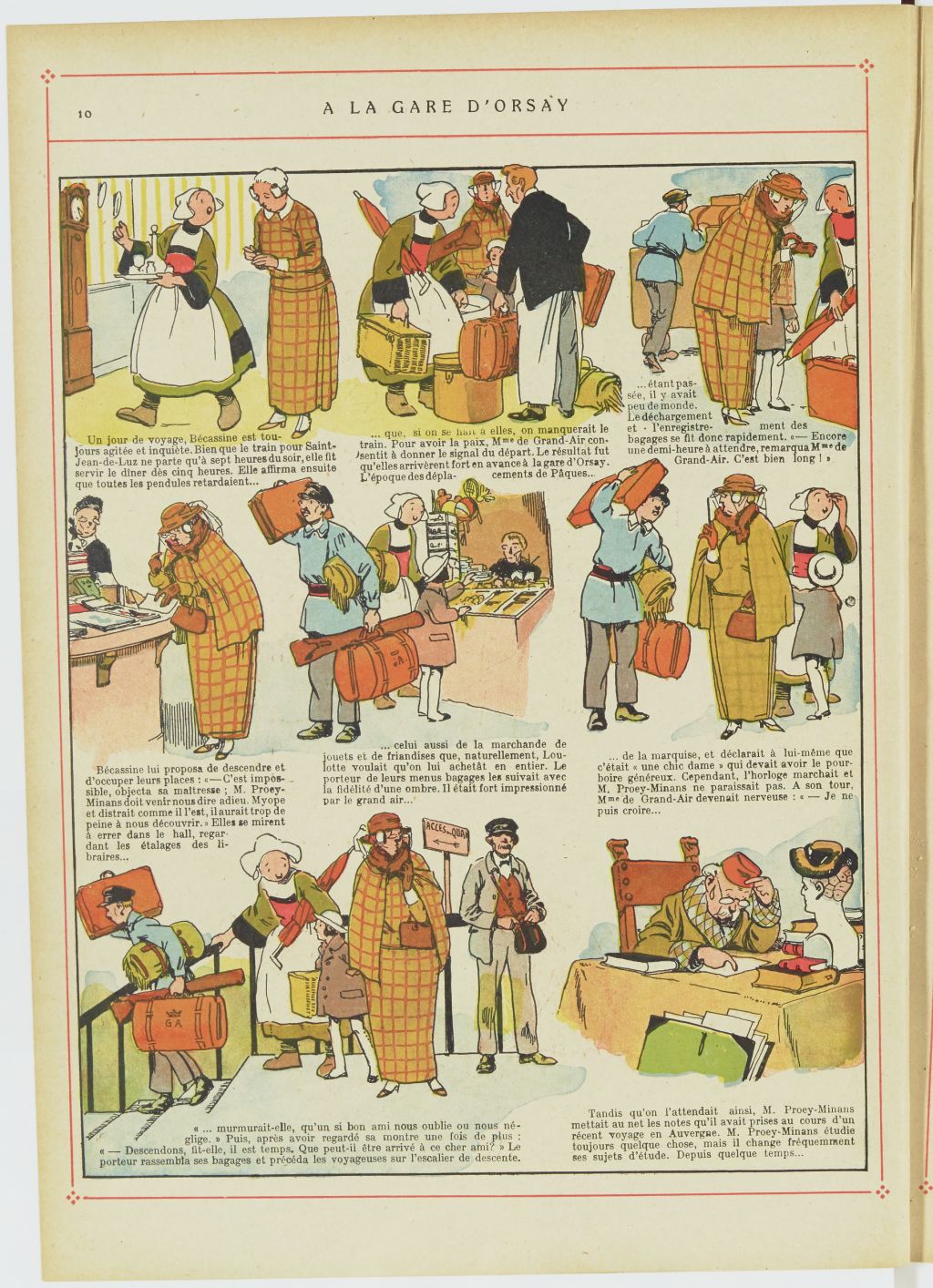 Bécassine – Bécassine au Pays basque (1925), page 11. Caumery & J.-P. Pinchon. Domaine public. Source gallica.bnf.fr / BnF.