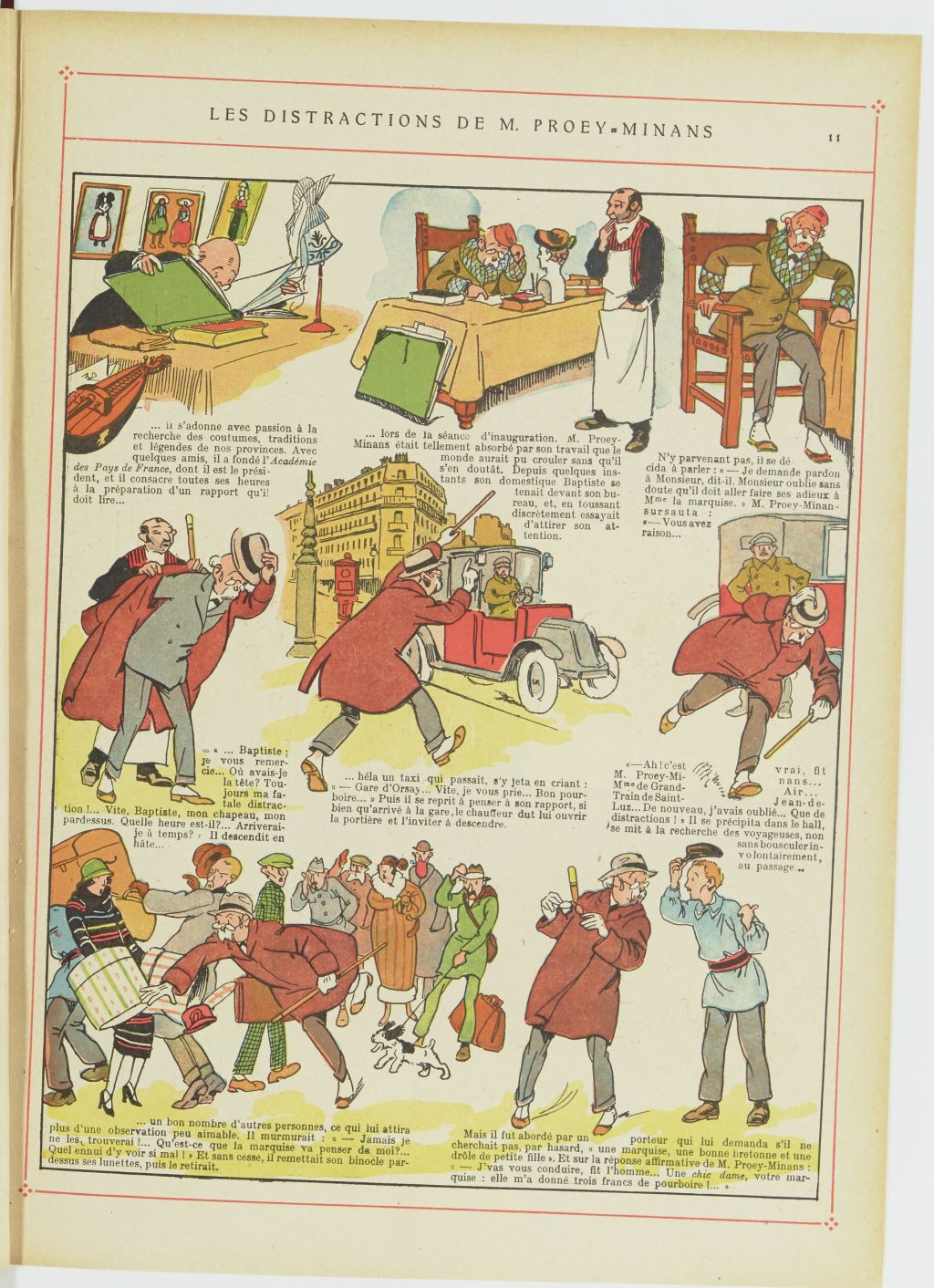 Bécassine – Bécassine au Pays basque (1925), page 12. Caumery & J.-P. Pinchon. Domaine public. Source gallica.bnf.fr / BnF.