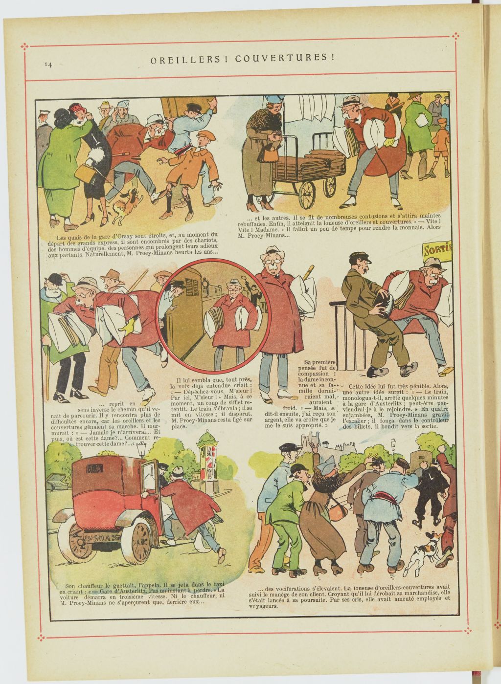 Bécassine – Bécassine au Pays basque (1925), page 15. Caumery & J.-P. Pinchon. Domaine public. Source gallica.bnf.fr / BnF.