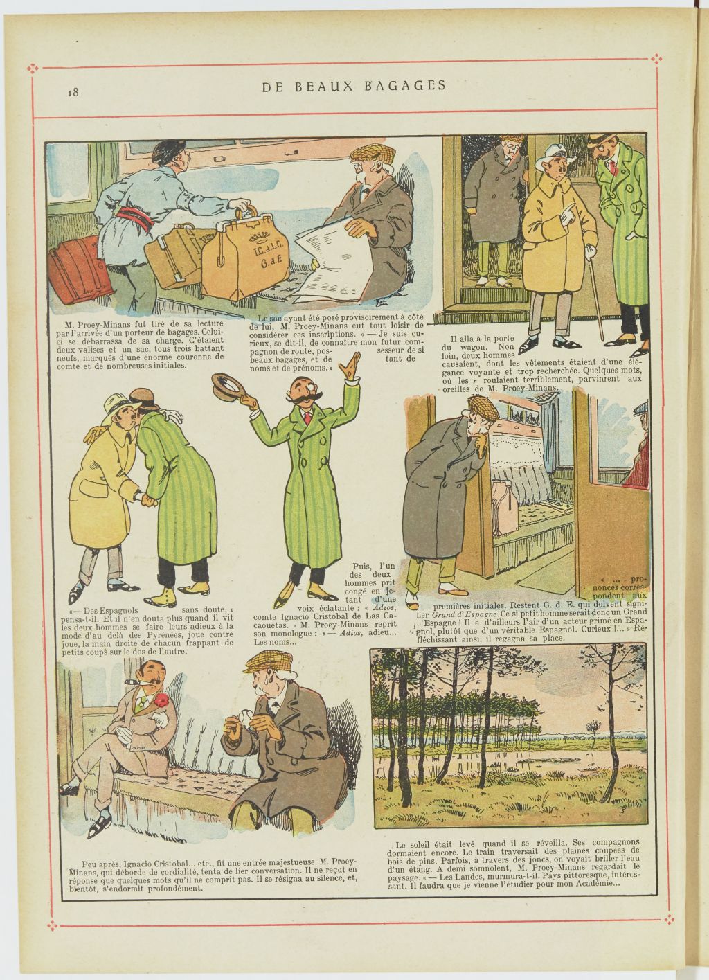 Bécassine – Bécassine au Pays basque (1925), page 19. Caumery & J.-P. Pinchon. Domaine public. Source gallica.bnf.fr / BnF.