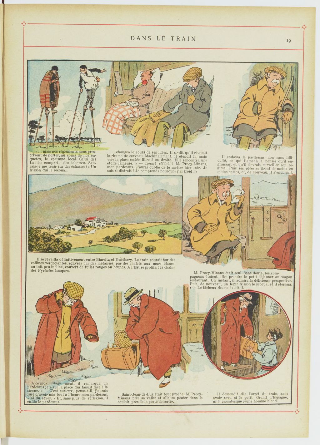Bécassine – Bécassine au Pays basque (1925), page 20. Caumery & J.-P. Pinchon. Domaine public. Source gallica.bnf.fr / BnF.