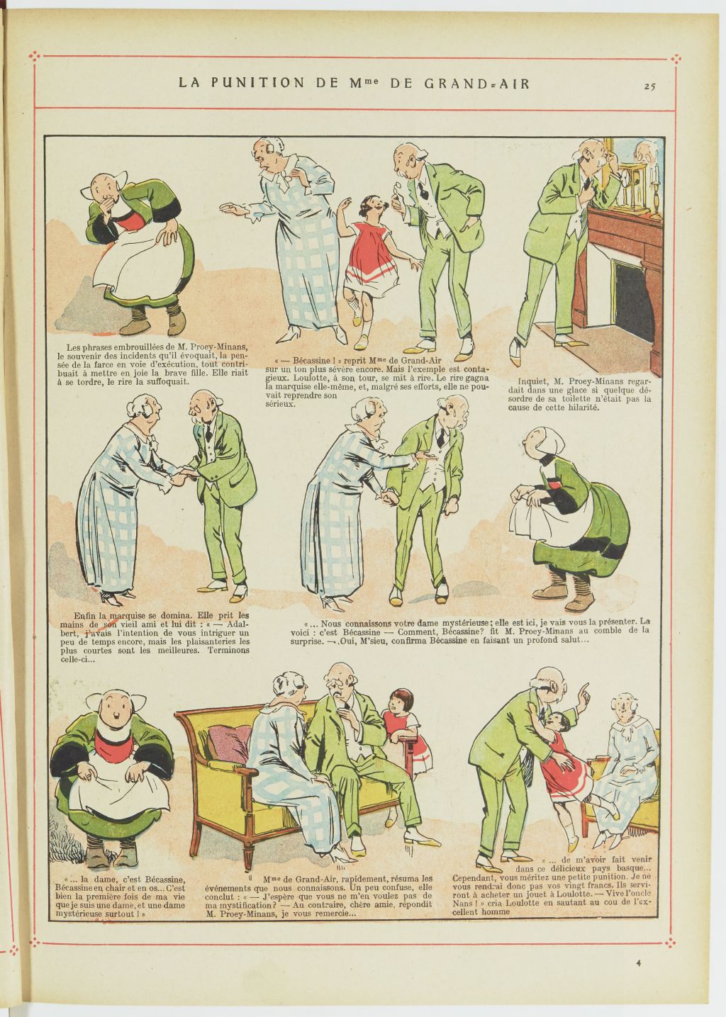 Bécassine – Bécassine au Pays basque (1925), page 26. Caumery & J.-P. Pinchon. Domaine public. Source gallica.bnf.fr / BnF.