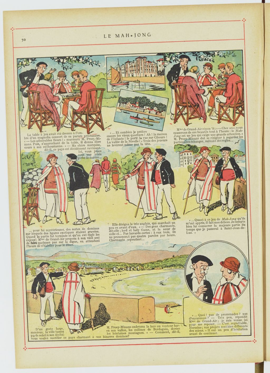 Bécassine – Bécassine au Pays basque (1925), page 31. Caumery & J.-P. Pinchon. Domaine public. Source gallica.bnf.fr / BnF.