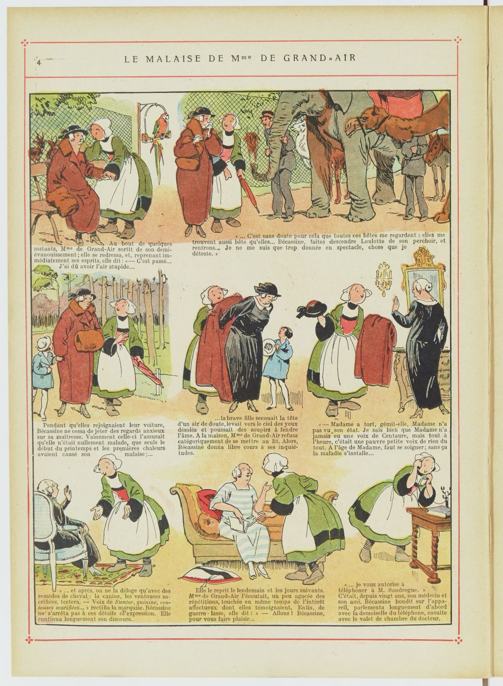 Bécassine – Bécassine au Pays basque (1925), page 5. Caumery & J.-P. Pinchon. Domaine public. Source gallica.bnf.fr / BnF.