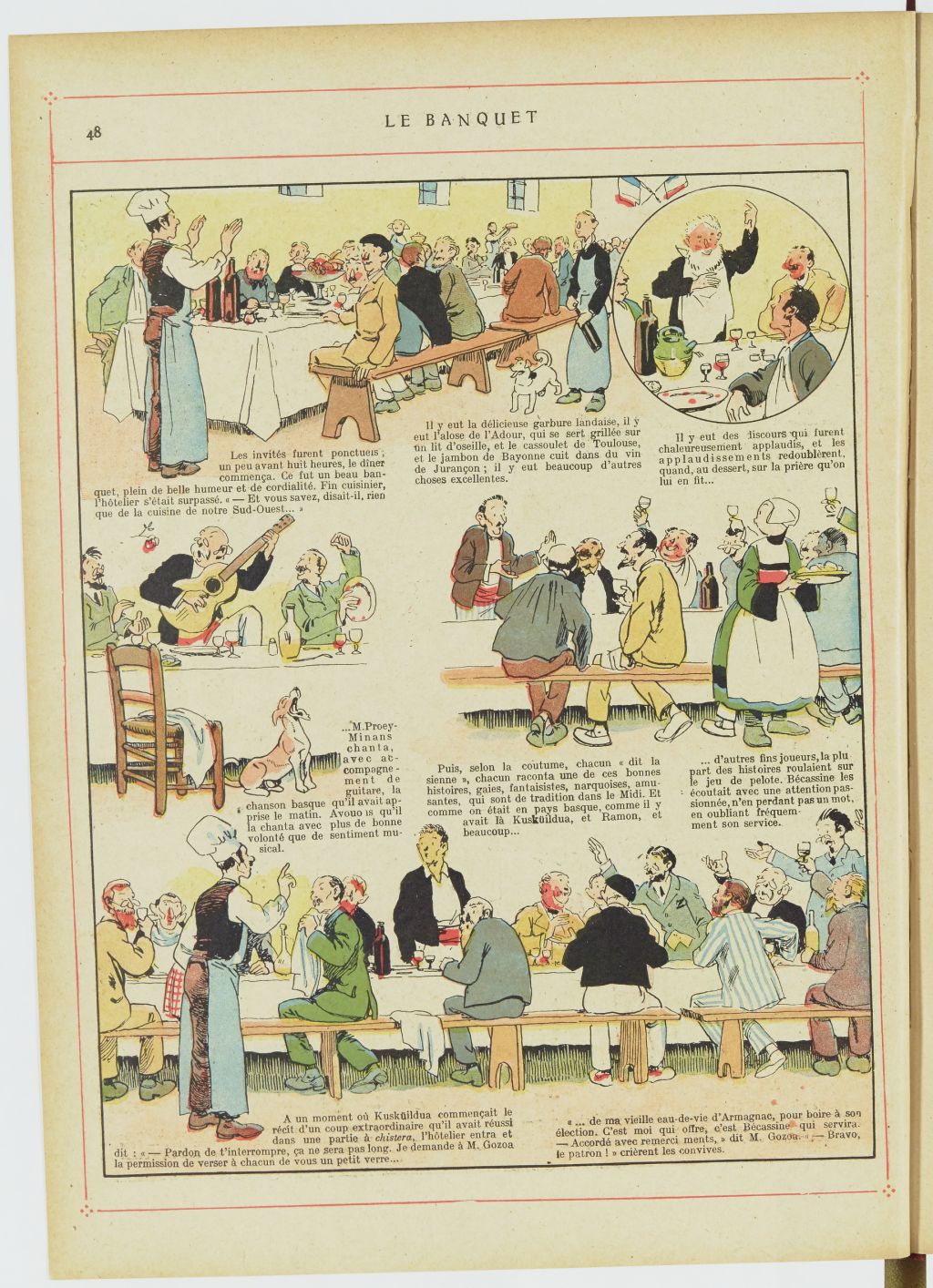 Bécassine – Bécassine au Pays basque (1925), page 49. Caumery & J.-P. Pinchon. Domaine public. Source gallica.bnf.fr / BnF.