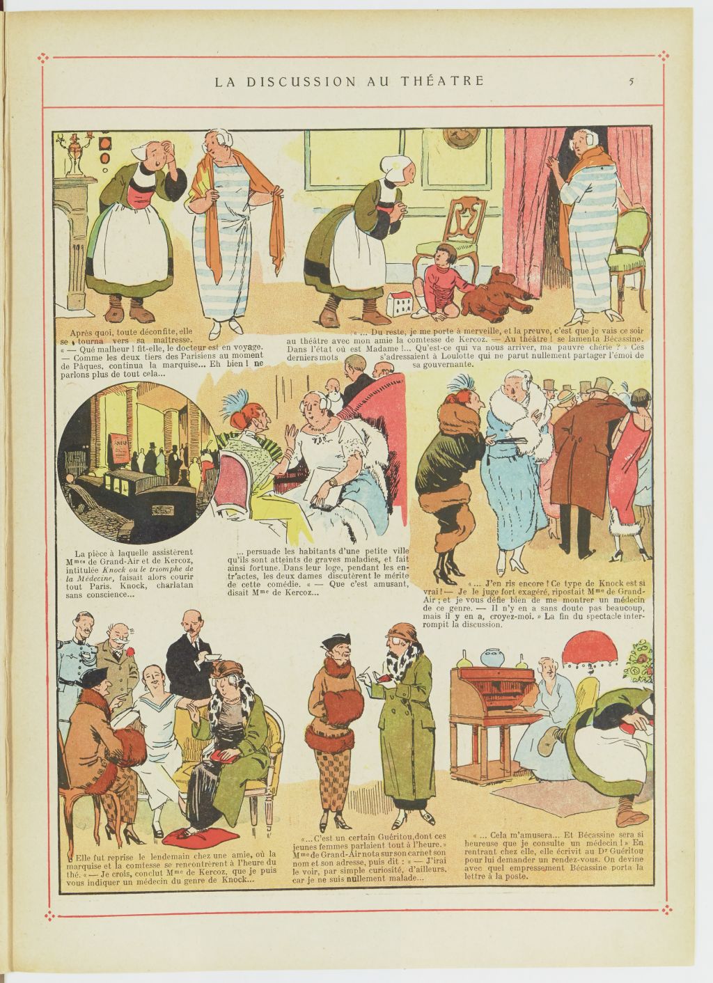 Bécassine – Bécassine au Pays basque (1925), page 6. Caumery & J.-P. Pinchon. Domaine public. Source gallica.bnf.fr / BnF.