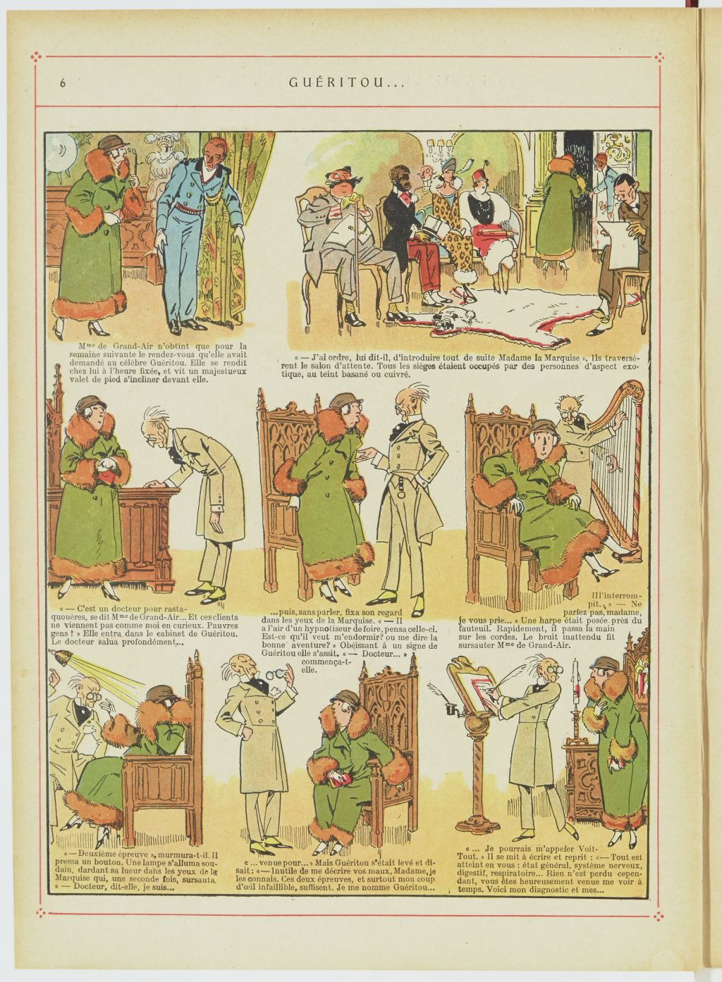 Bécassine – Bécassine au Pays basque (1925), page 7. Caumery & J.-P. Pinchon. Domaine public. Source gallica.bnf.fr / BnF.