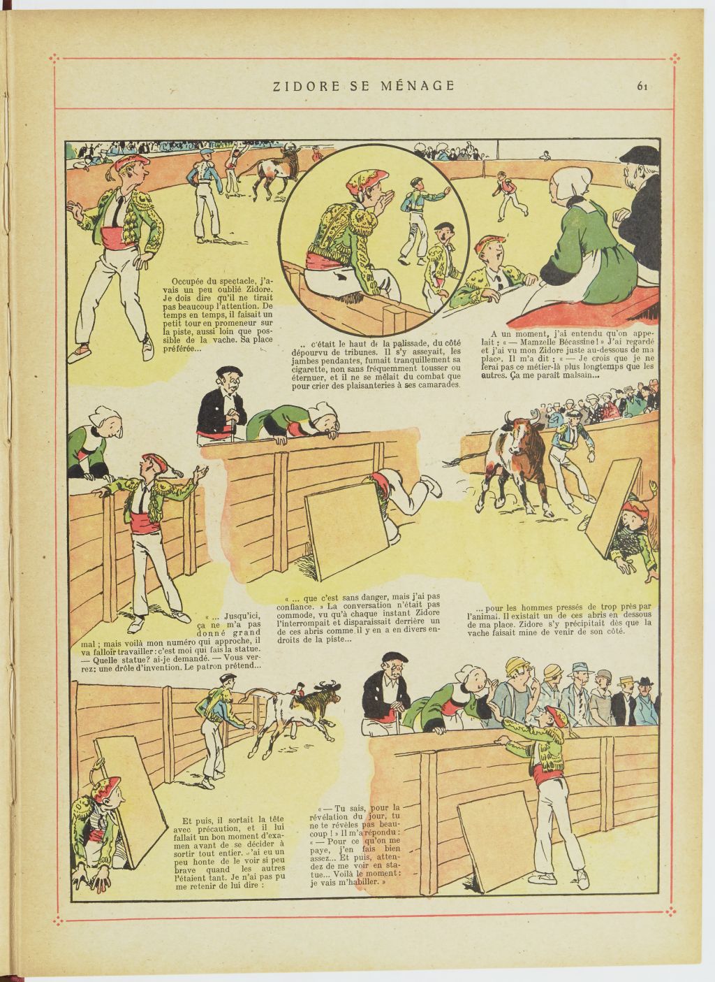 Bécassine – Bécassine au Pays basque (1925), page 62. Caumery & J.-P. Pinchon. Domaine public. Source gallica.bnf.fr / BnF.