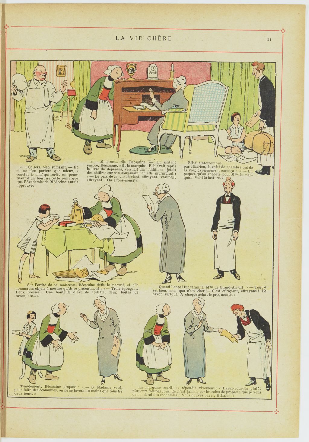 Bécassine – Bécassine, son oncle et leurs amis (1926), page 12. Caumery & J.-P. Pinchon. Domaine public. Source gallica.bnf.fr / BnF.