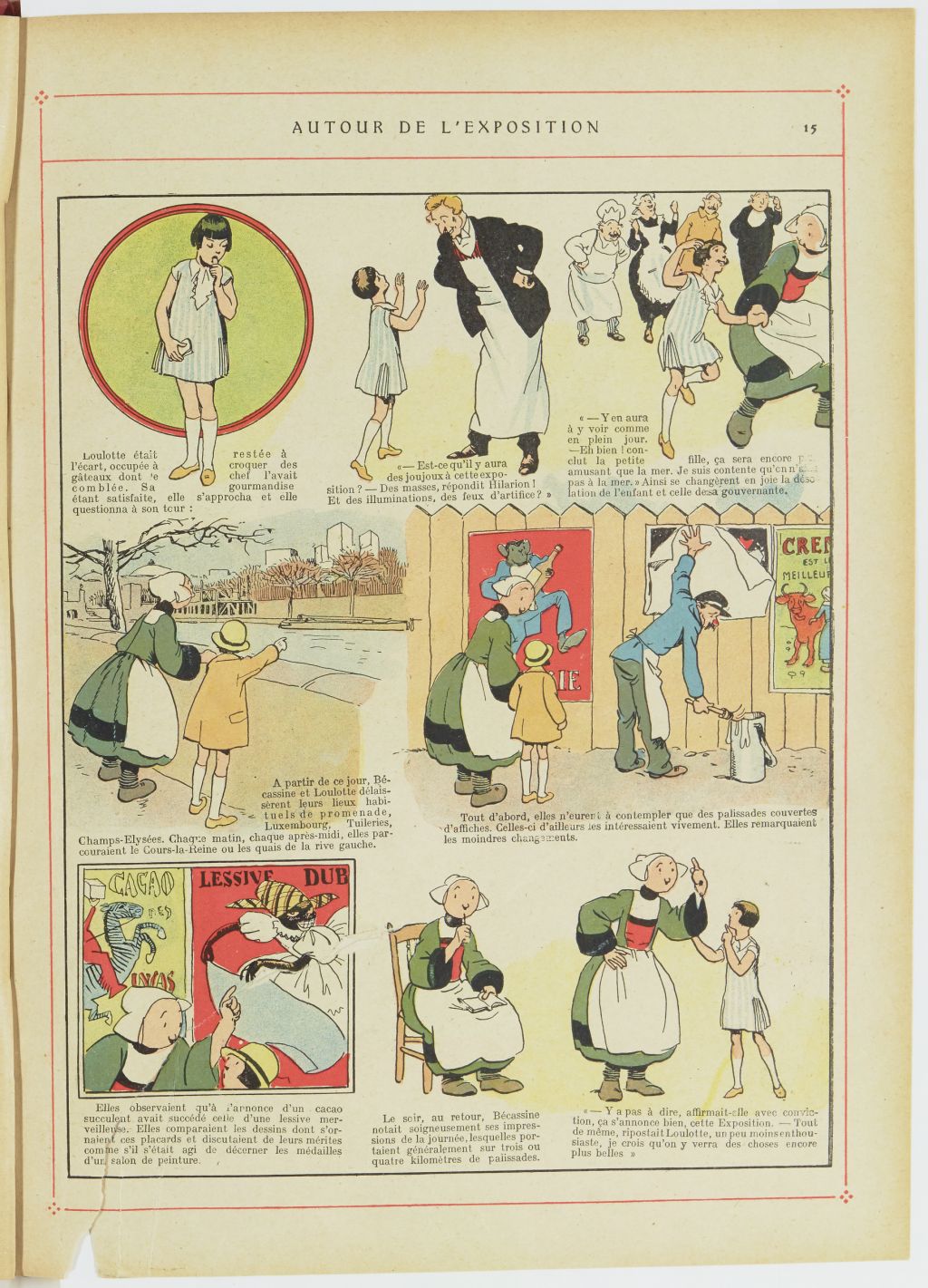 Bécassine – Bécassine, son oncle et leurs amis (1926), page 16. Caumery & J.-P. Pinchon. Domaine public. Source gallica.bnf.fr / BnF.
