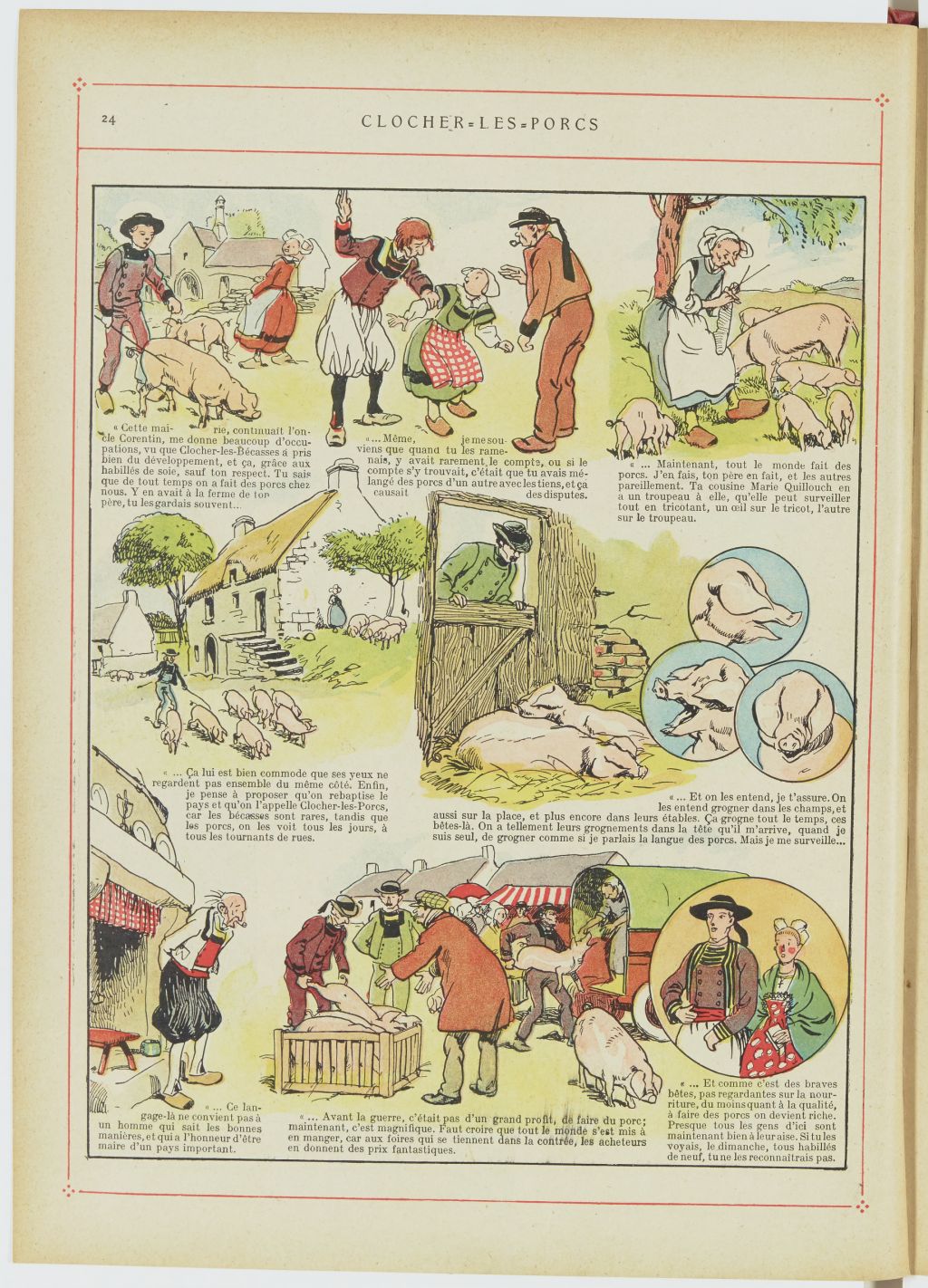 Bécassine – Bécassine, son oncle et leurs amis (1926), page 25. Caumery & J.-P. Pinchon. Domaine public. Source gallica.bnf.fr / BnF.