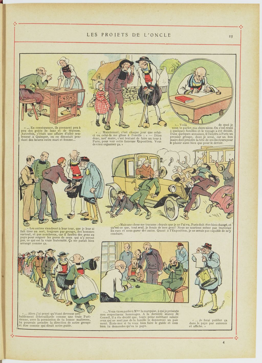 Bécassine – Bécassine, son oncle et leurs amis (1926), page 26. Caumery & J.-P. Pinchon. Domaine public. Source gallica.bnf.fr / BnF.