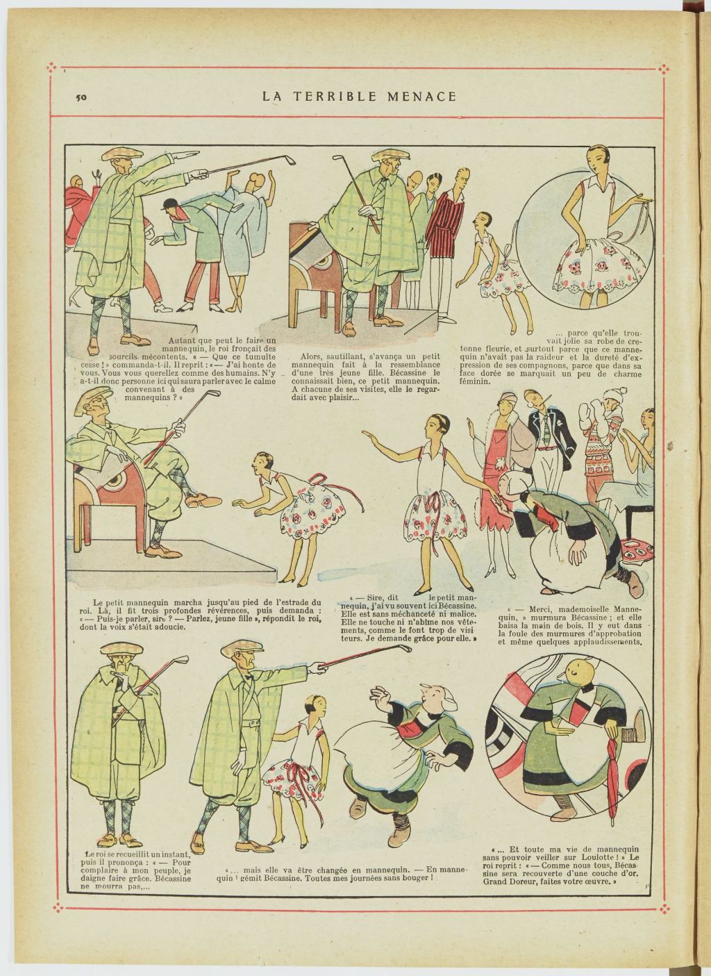 Bécassine – Bécassine, son oncle et leurs amis (1926), page 51. Caumery & J.-P. Pinchon. Domaine public. Source gallica.bnf.fr / BnF.