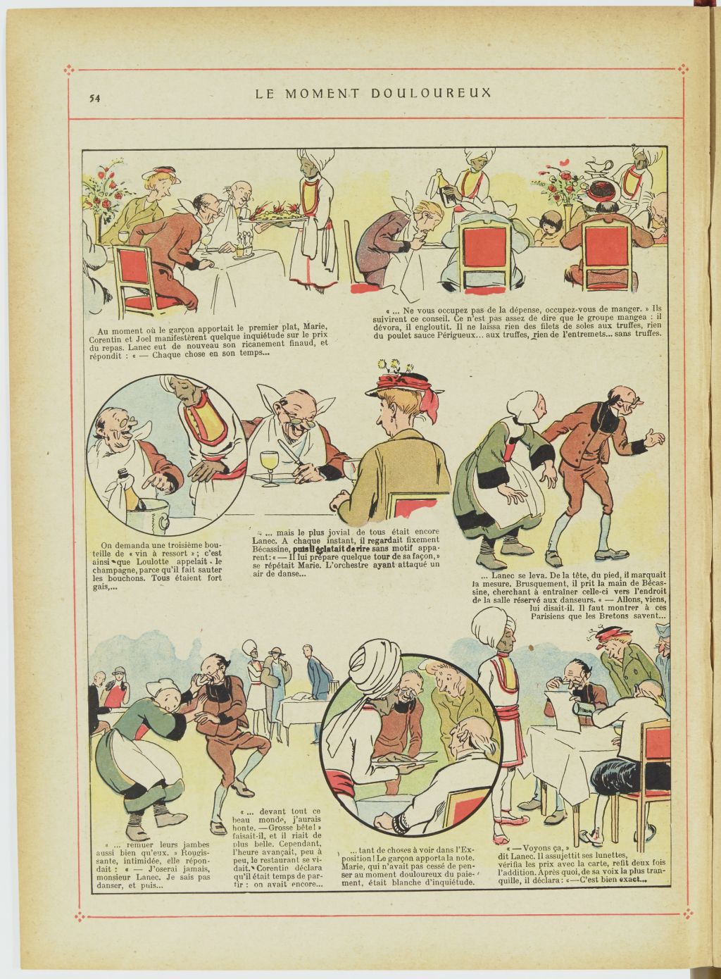Bécassine – Bécassine, son oncle et leurs amis (1926), page 55. Caumery & J.-P. Pinchon. Domaine public. Source gallica.bnf.fr / BnF.