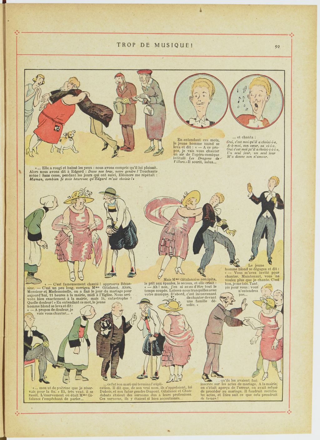 Bécassine – Bécassine, son oncle et leurs amis (1926), page 60. Caumery & J.-P. Pinchon. Domaine public. Source gallica.bnf.fr / BnF.