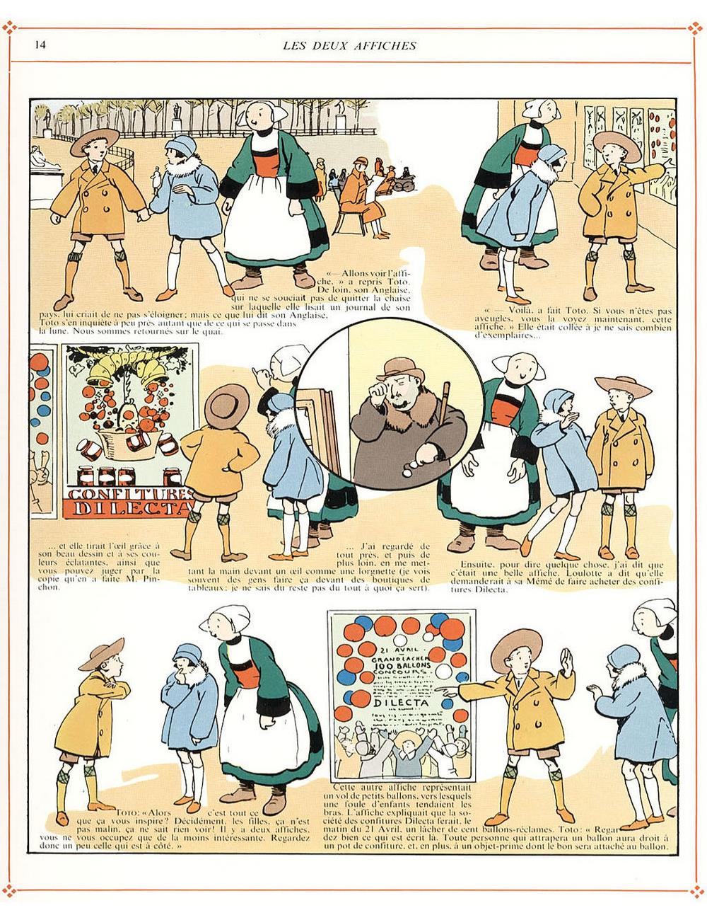 Bécassine – L'Automobile de Bécassine (1927), page 14. Caumery & J.-P. Pinchon. Domaine public.