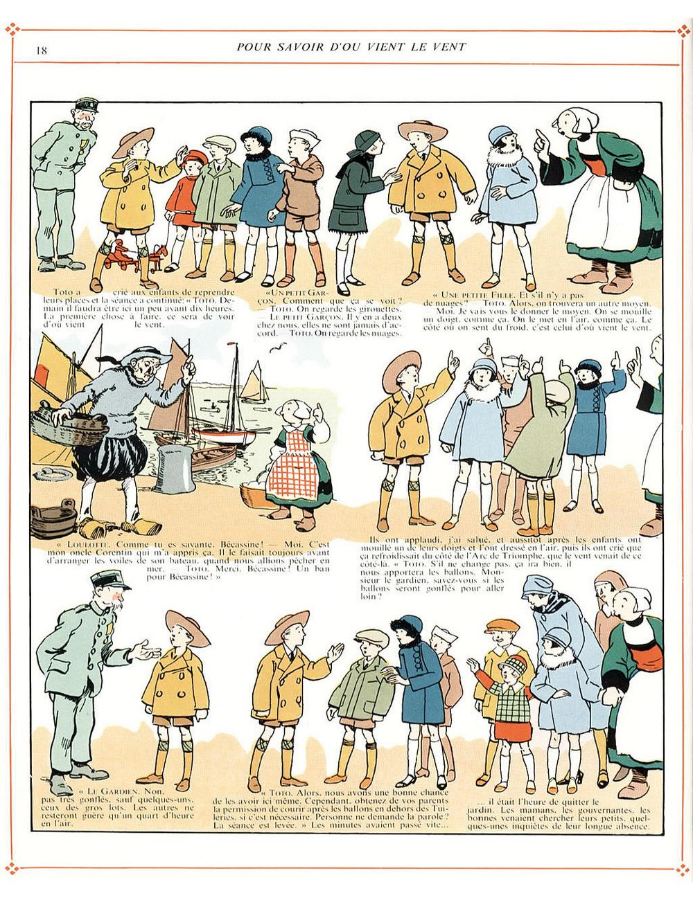 Bécassine – L'Automobile de Bécassine (1927), page 18. Caumery & J.-P. Pinchon. Domaine public.