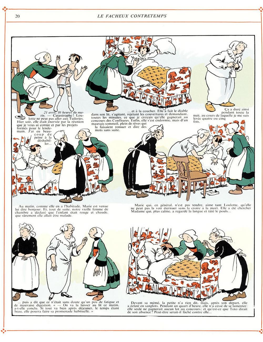 Bécassine – L'Automobile de Bécassine (1927), page 20. Caumery & J.-P. Pinchon. Domaine public.