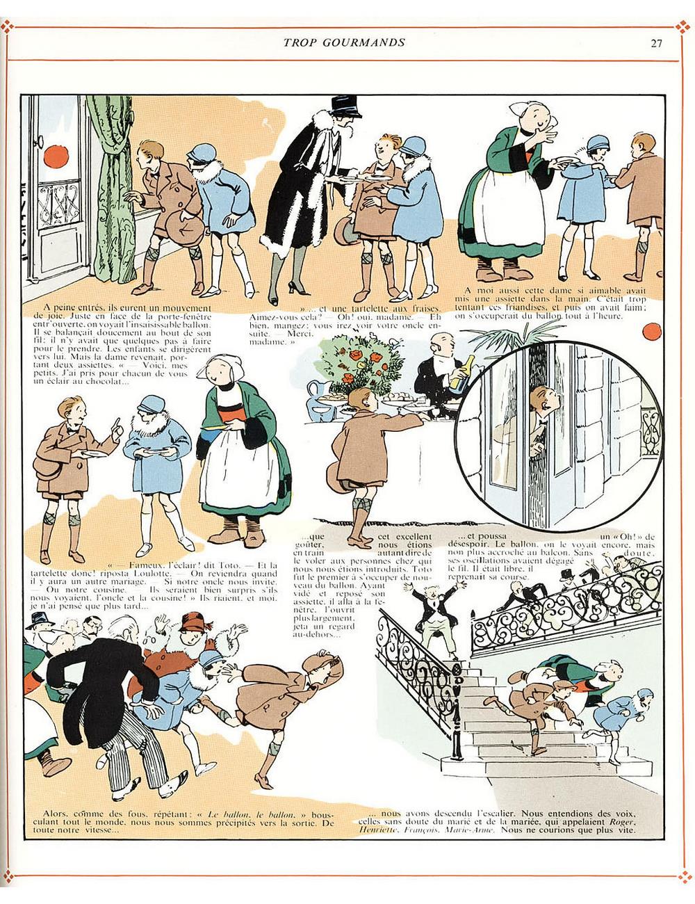 Bécassine – L'Automobile de Bécassine (1927), page 27. Caumery & J.-P. Pinchon. Domaine public.
