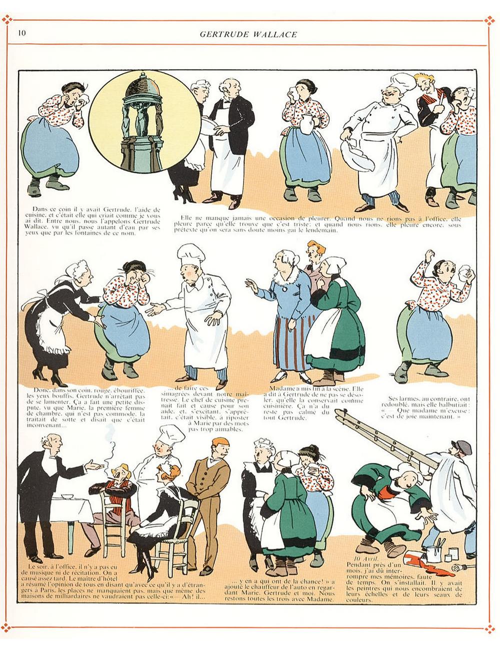 Bécassine – L'Automobile de Bécassine (1927), page 10. Caumery & J.-P. Pinchon. Domaine public.