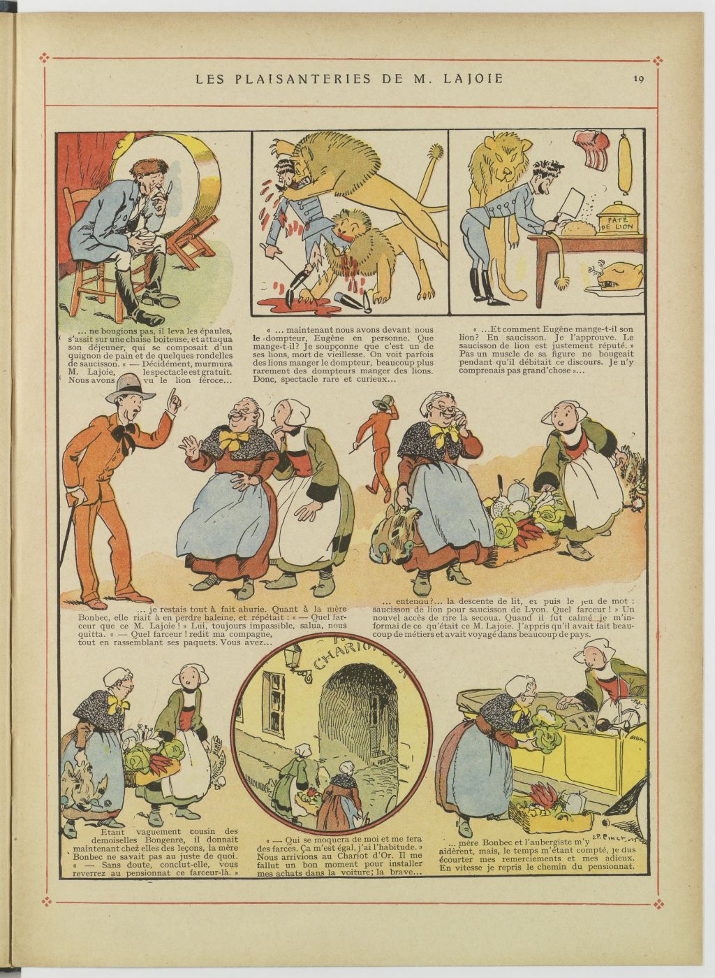 Bécassine – Bécassine au pensionnat (1928), page 20. Caumery & J.-P. Pinchon. Domaine public. Source gallica.bnf.fr / BnF.