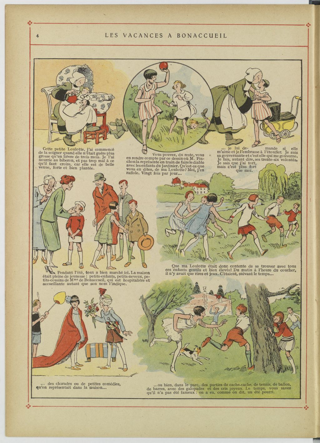 Bécassine – Bécassine au pensionnat (1928), page 5. Caumery & J.-P. Pinchon. Domaine public. Source gallica.bnf.fr / BnF.