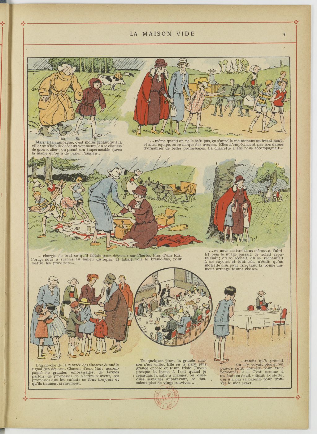 Bécassine – Bécassine au pensionnat (1928), page 6. Caumery & J.-P. Pinchon. Domaine public. Source gallica.bnf.fr / BnF.