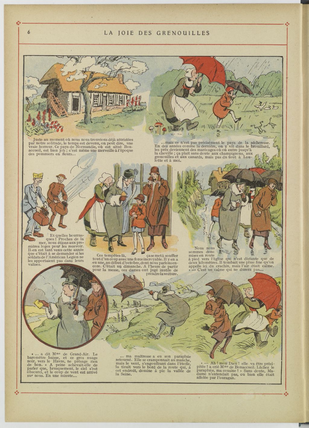 Bécassine – Bécassine au pensionnat (1928), page 7. Caumery & J.-P. Pinchon. Domaine public. Source gallica.bnf.fr / BnF.