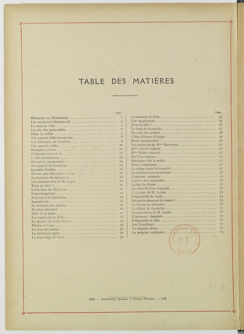 Bécassine – Bécassine au pensionnat (1928), page 65. Caumery & J.-P. Pinchon. Domaine public. Source gallica.bnf.fr / BnF.