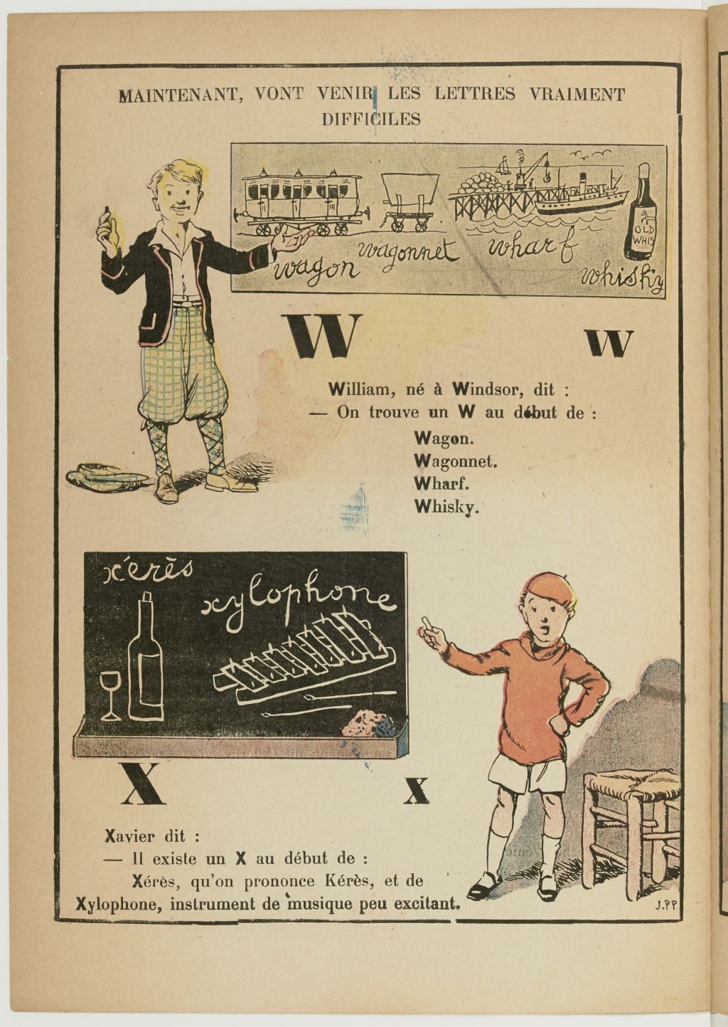 Bécassine – Bécassine, maîtresse d'école (1929), page 32. Caumery & J.-P. Pinchon. Domaine public. Source gallica.bnf.fr / BnF.