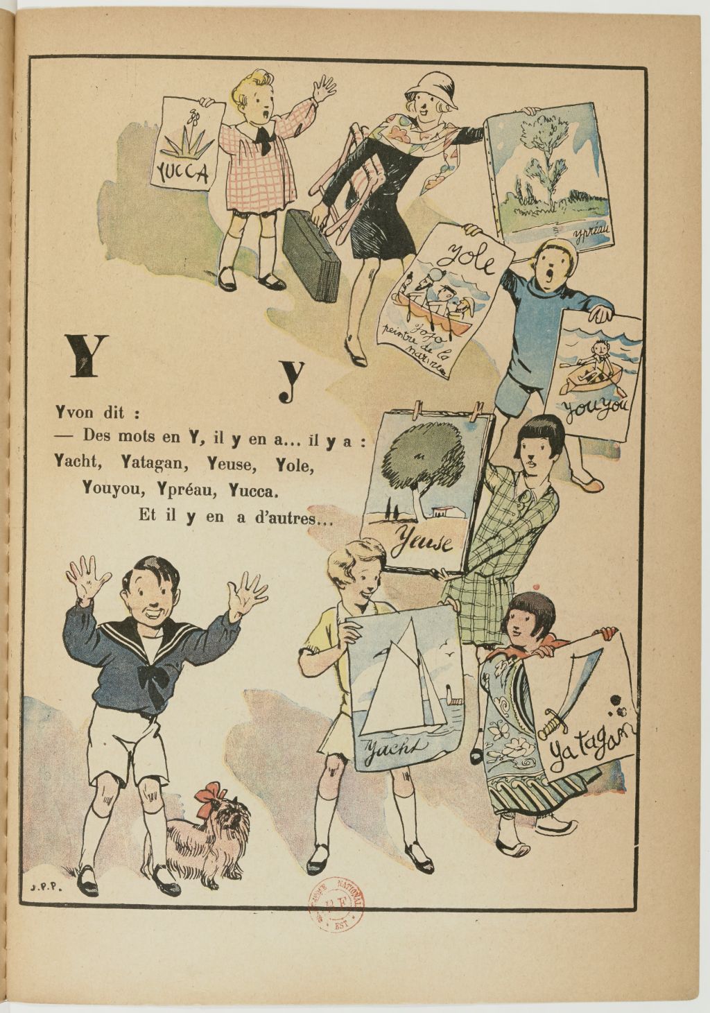 Bécassine – Bécassine, maîtresse d'école (1929), page 33. Caumery & J.-P. Pinchon. Domaine public. Source gallica.bnf.fr / BnF.