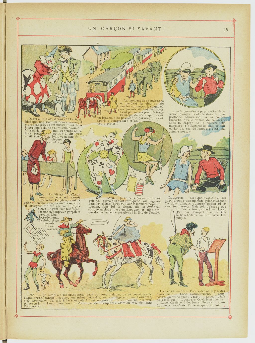 Bécassine – Bécassine en aéroplane (1930), page 16. Caumery & J.-P. Pinchon. Domaine public. Source gallica.bnf.fr / BnF.