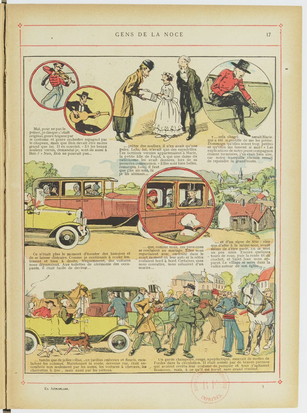 Bécassine – Bécassine en aéroplane (1930), page 18. Caumery & J.-P. Pinchon. Domaine public. Source gallica.bnf.fr / BnF.
