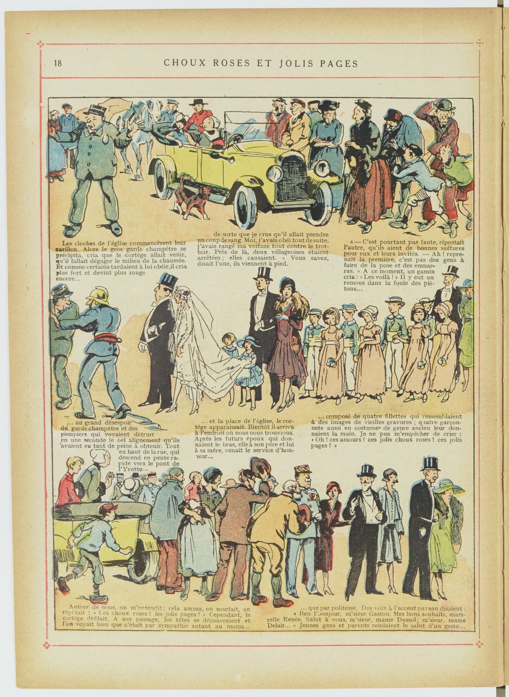 Bécassine – Bécassine en aéroplane (1930), page 19. Caumery & J.-P. Pinchon. Domaine public. Source gallica.bnf.fr / BnF.