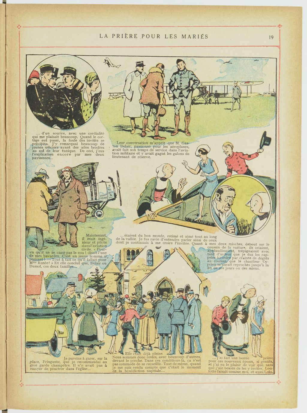 Bécassine – Bécassine en aéroplane (1930), page 20. Caumery & J.-P. Pinchon. Domaine public. Source gallica.bnf.fr / BnF.