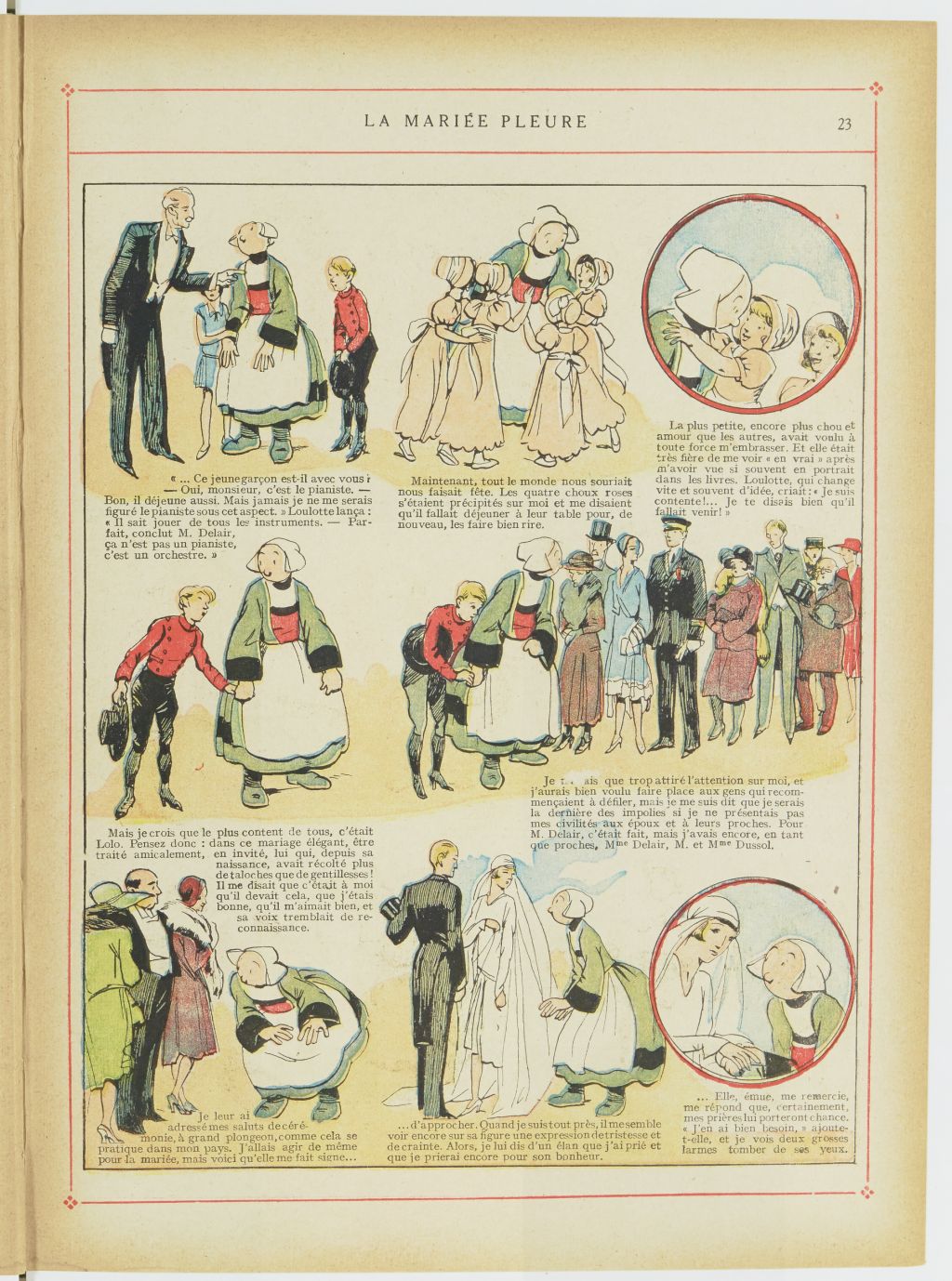 Bécassine – Bécassine en aéroplane (1930), page 24. Caumery & J.-P. Pinchon. Domaine public. Source gallica.bnf.fr / BnF.