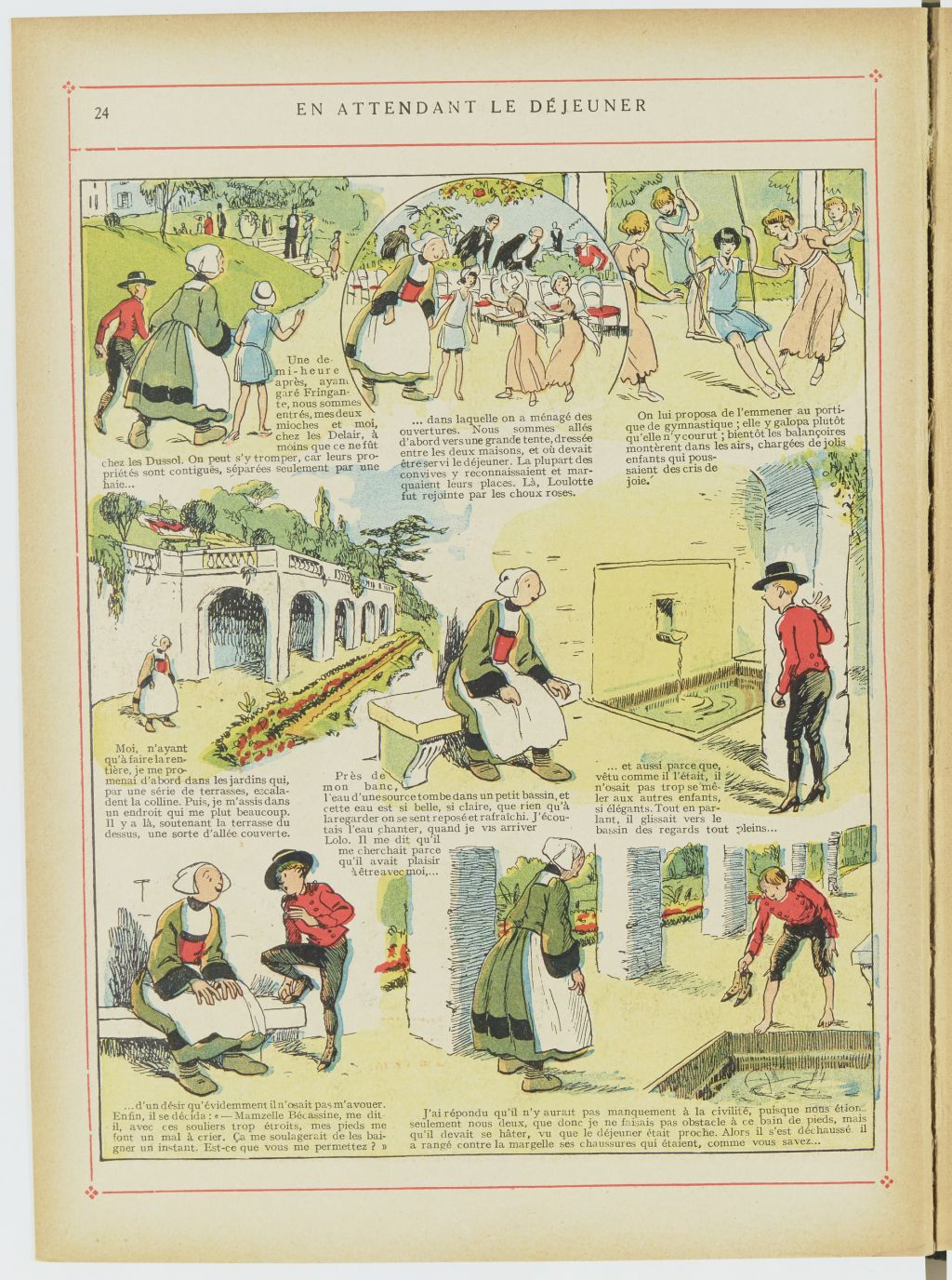 Bécassine – Bécassine en aéroplane (1930), page 25. Caumery & J.-P. Pinchon. Domaine public. Source gallica.bnf.fr / BnF.