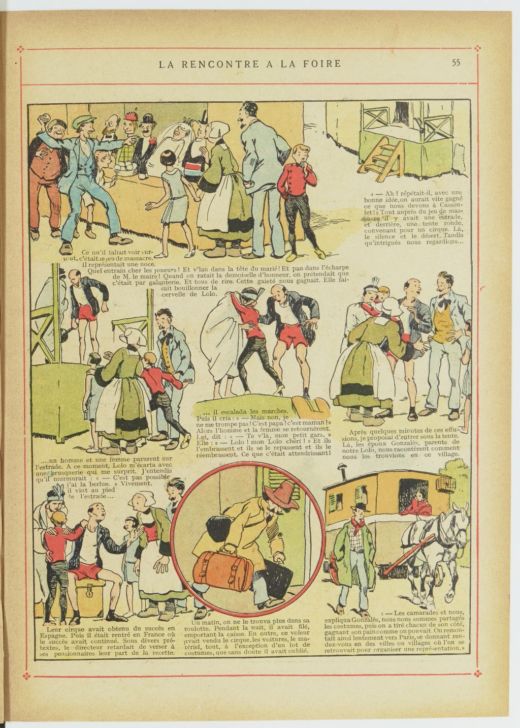 Bécassine – Bécassine en aéroplane (1930), page 56. Caumery & J.-P. Pinchon. Domaine public. Source gallica.bnf.fr / BnF.