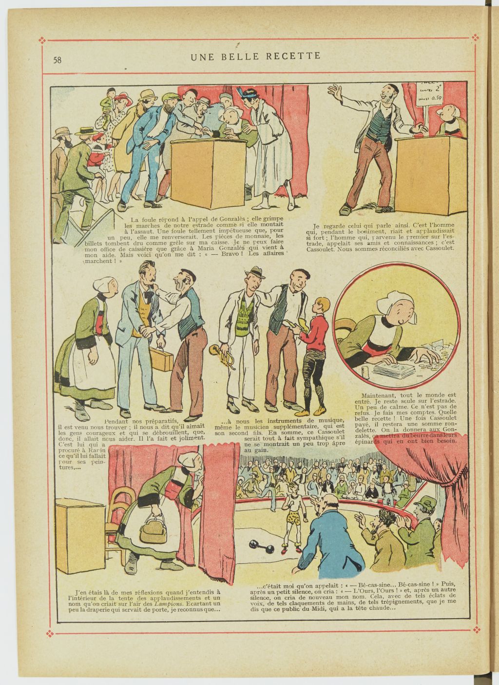 Bécassine – Bécassine en aéroplane (1930), page 59. Caumery & J.-P. Pinchon. Domaine public. Source gallica.bnf.fr / BnF.