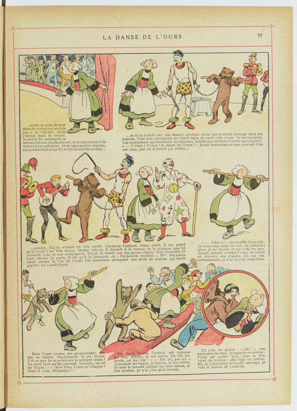 Bécassine – Bécassine en aéroplane (1930), page 60. Caumery & J.-P. Pinchon. Domaine public. Source gallica.bnf.fr / BnF.