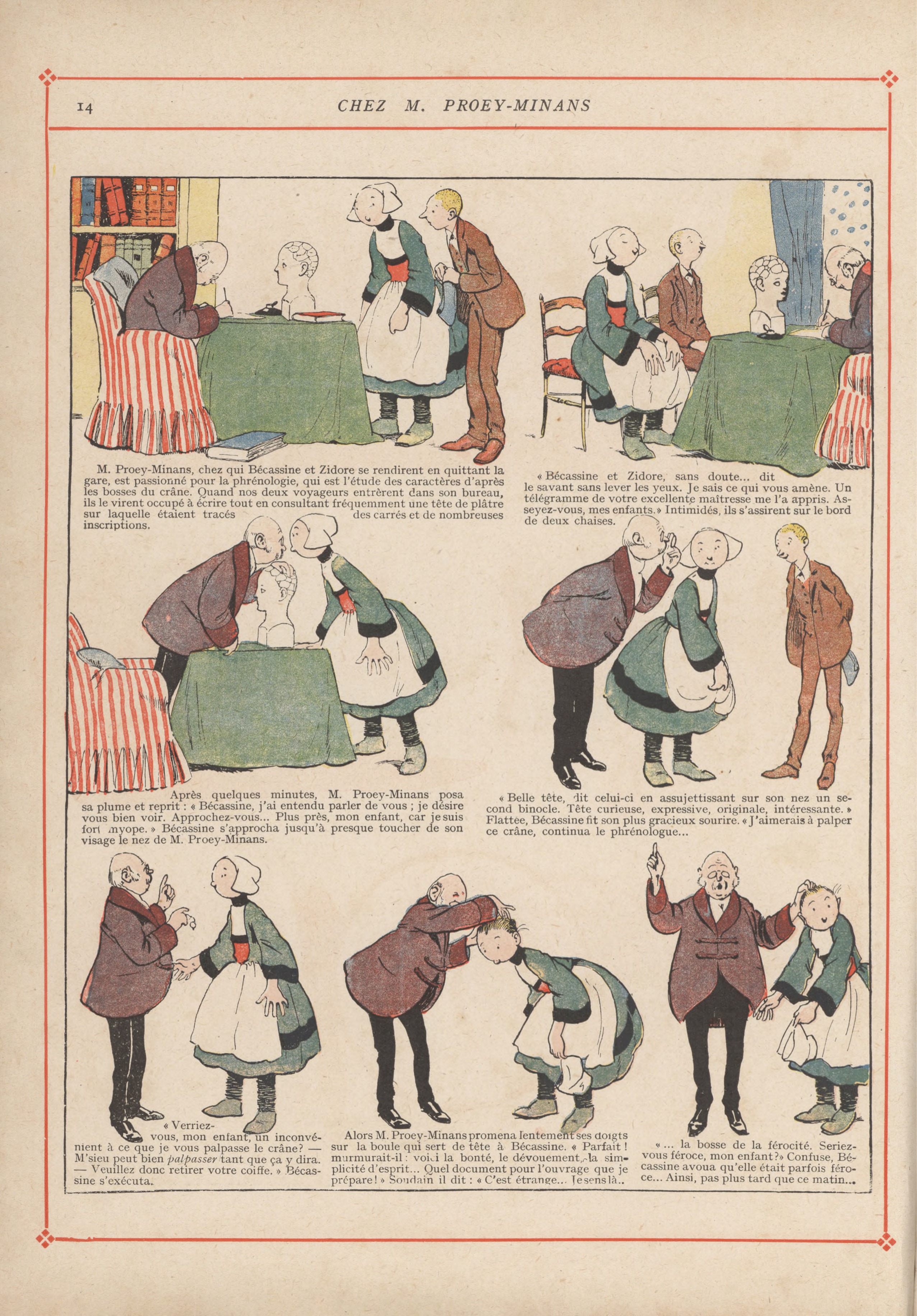 Bécassine – Bécassine pendant la guerre (1916), page 17. Caumery & J.-P. Pinchon. Domaine public.