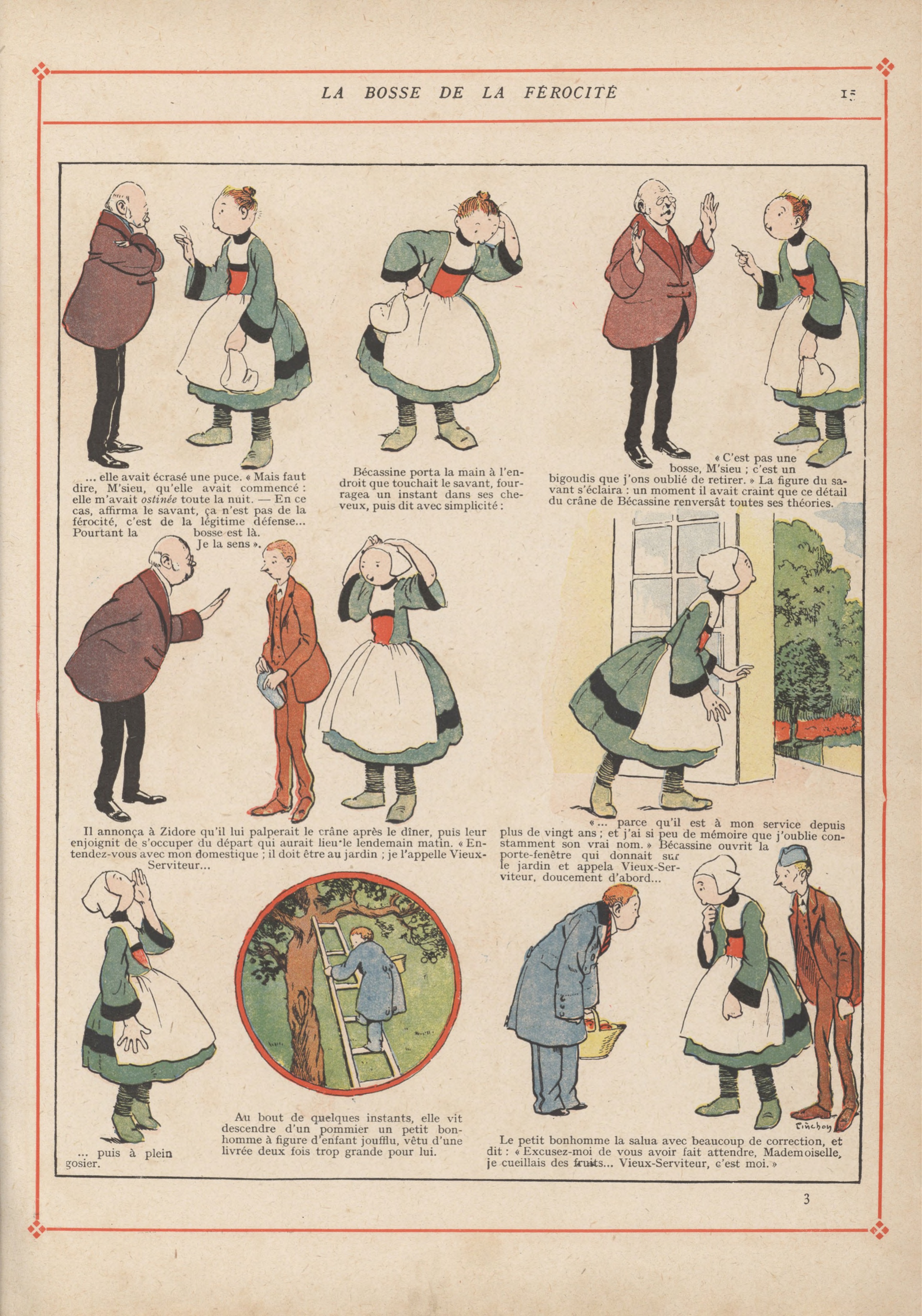 Bécassine – Bécassine pendant la guerre (1916), page 18. Caumery & J.-P. Pinchon. Domaine public.