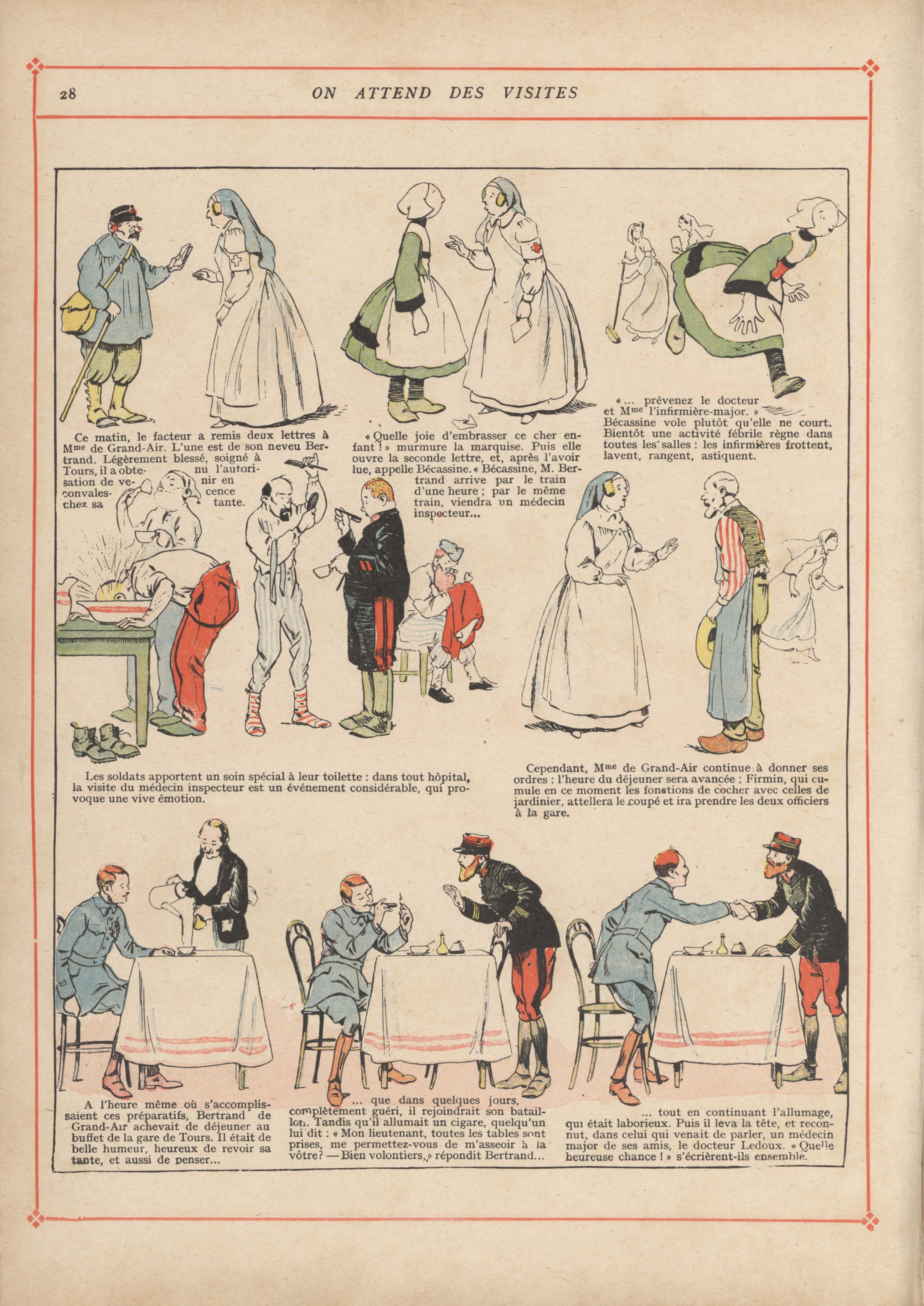 Bécassine – Bécassine pendant la guerre (1916), page 31. Caumery & J.-P. Pinchon. Domaine public.
