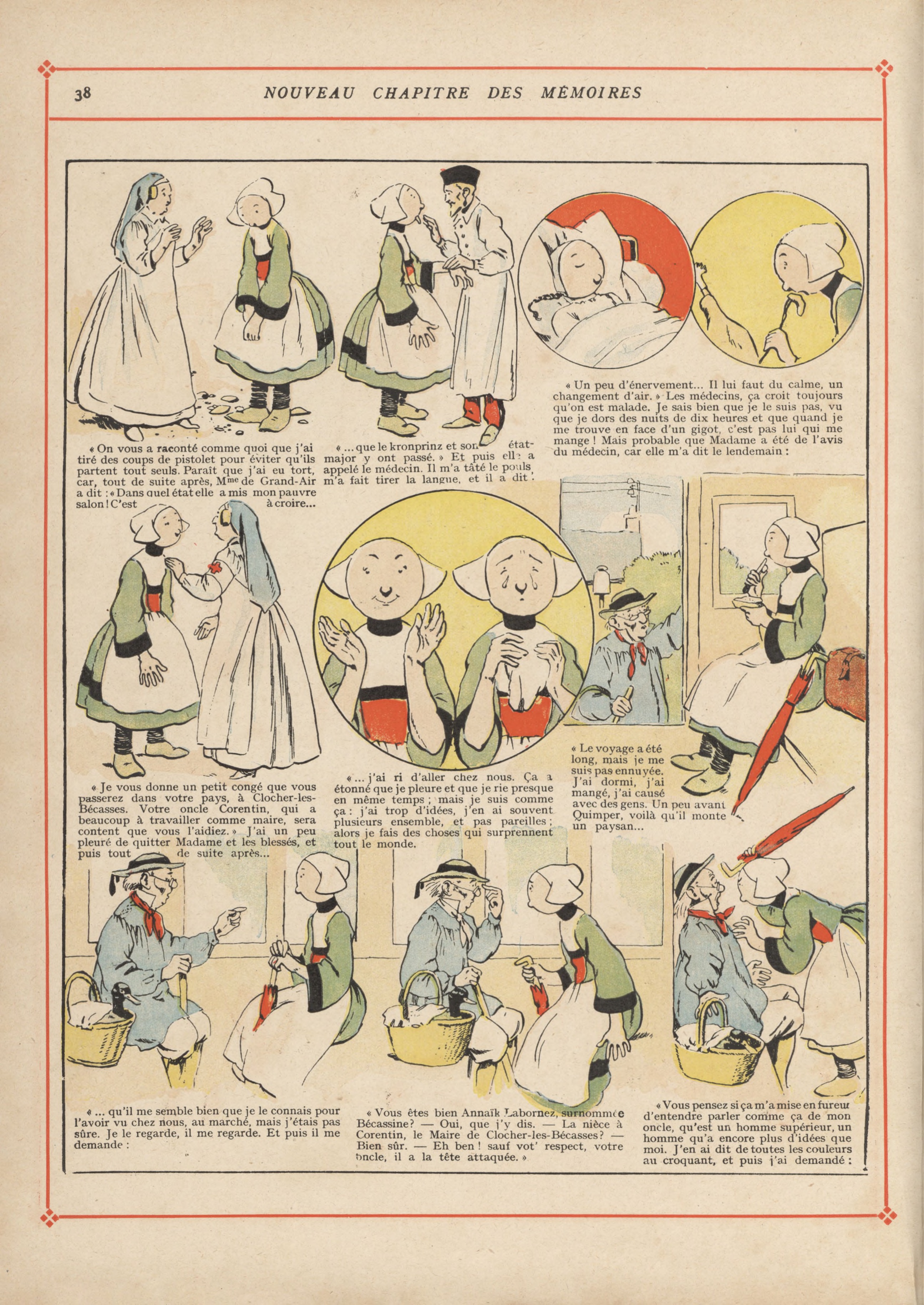 Bécassine – Bécassine pendant la guerre (1916), page 41. Caumery & J.-P. Pinchon. Domaine public.