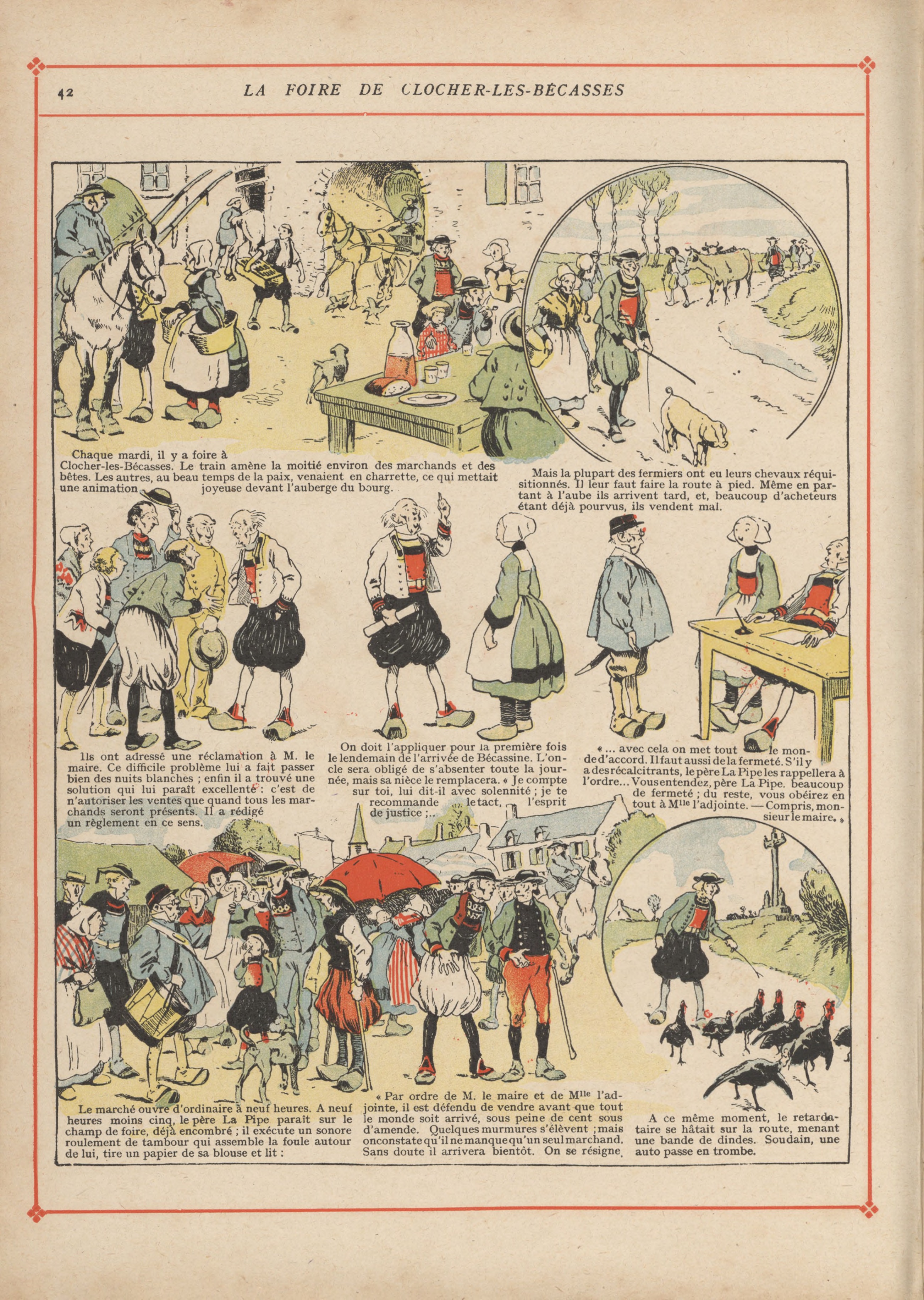 Bécassine – Bécassine pendant la guerre (1916), page 45. Caumery & J.-P. Pinchon. Domaine public.