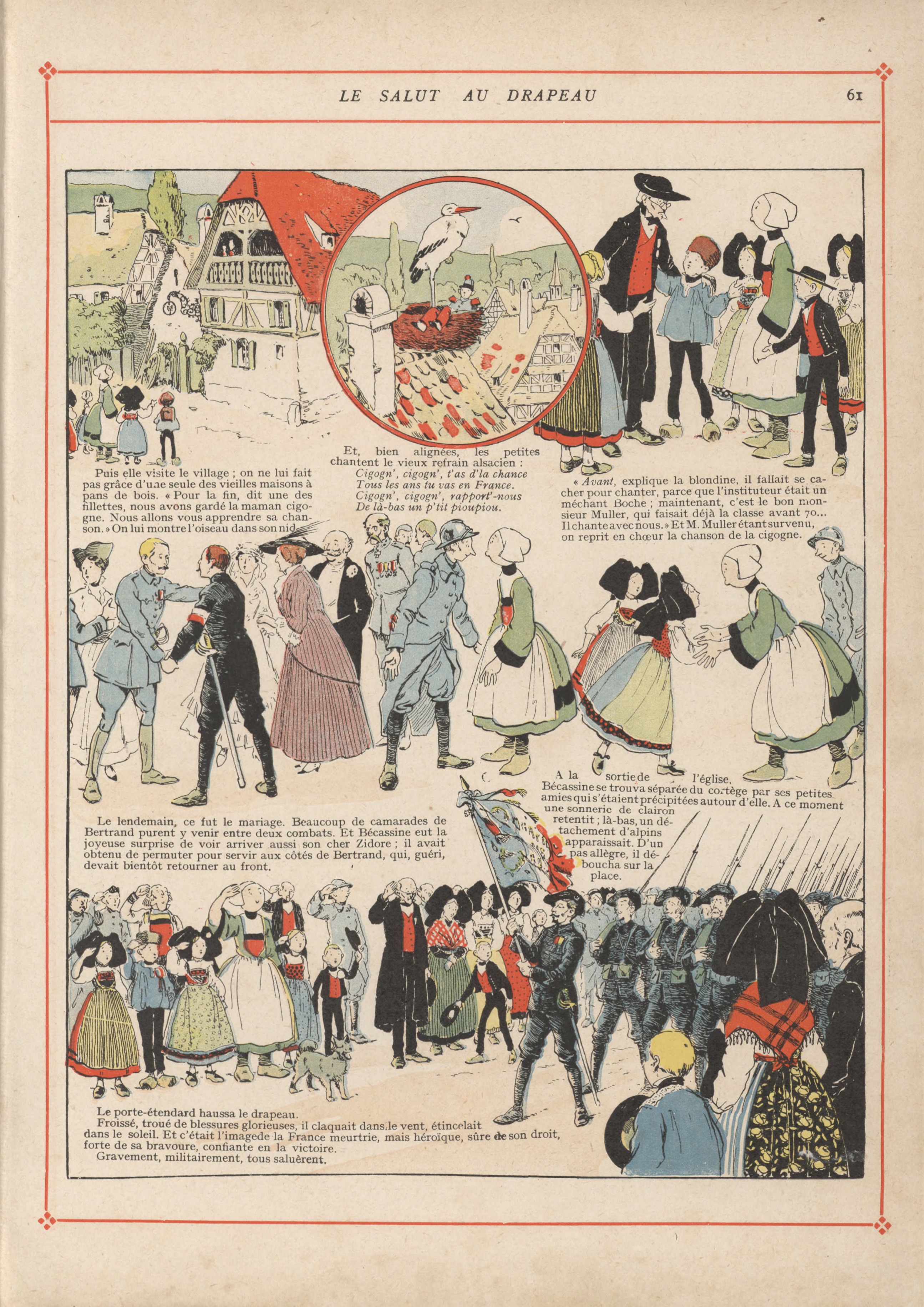 Bécassine – Bécassine pendant la guerre (1916), page 64. Caumery & J.-P. Pinchon. Domaine public.