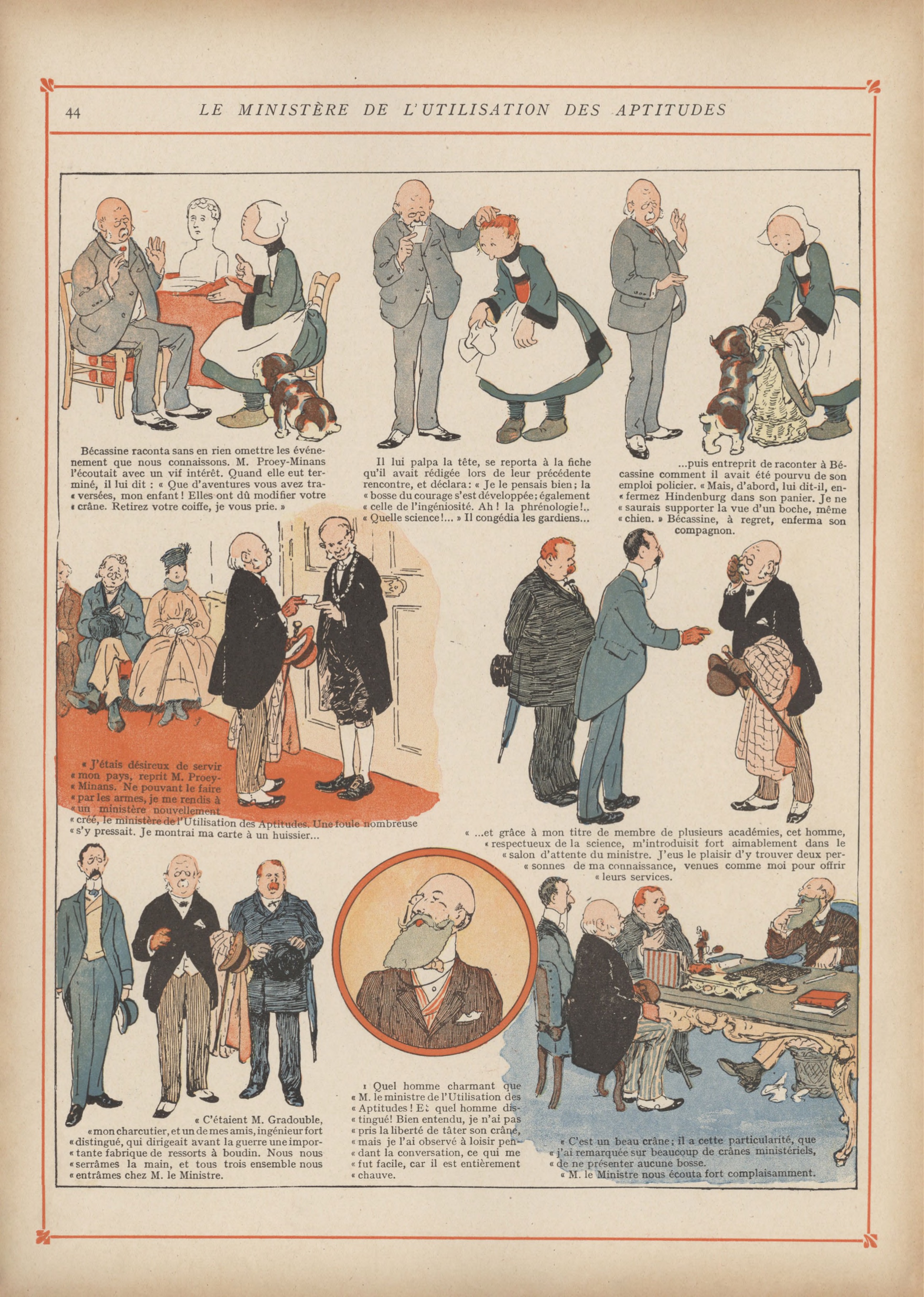 Bécassine – Bécassine chez les Alliés (1917), page 47. Caumery & J.-P. Pinchon. Domaine public.