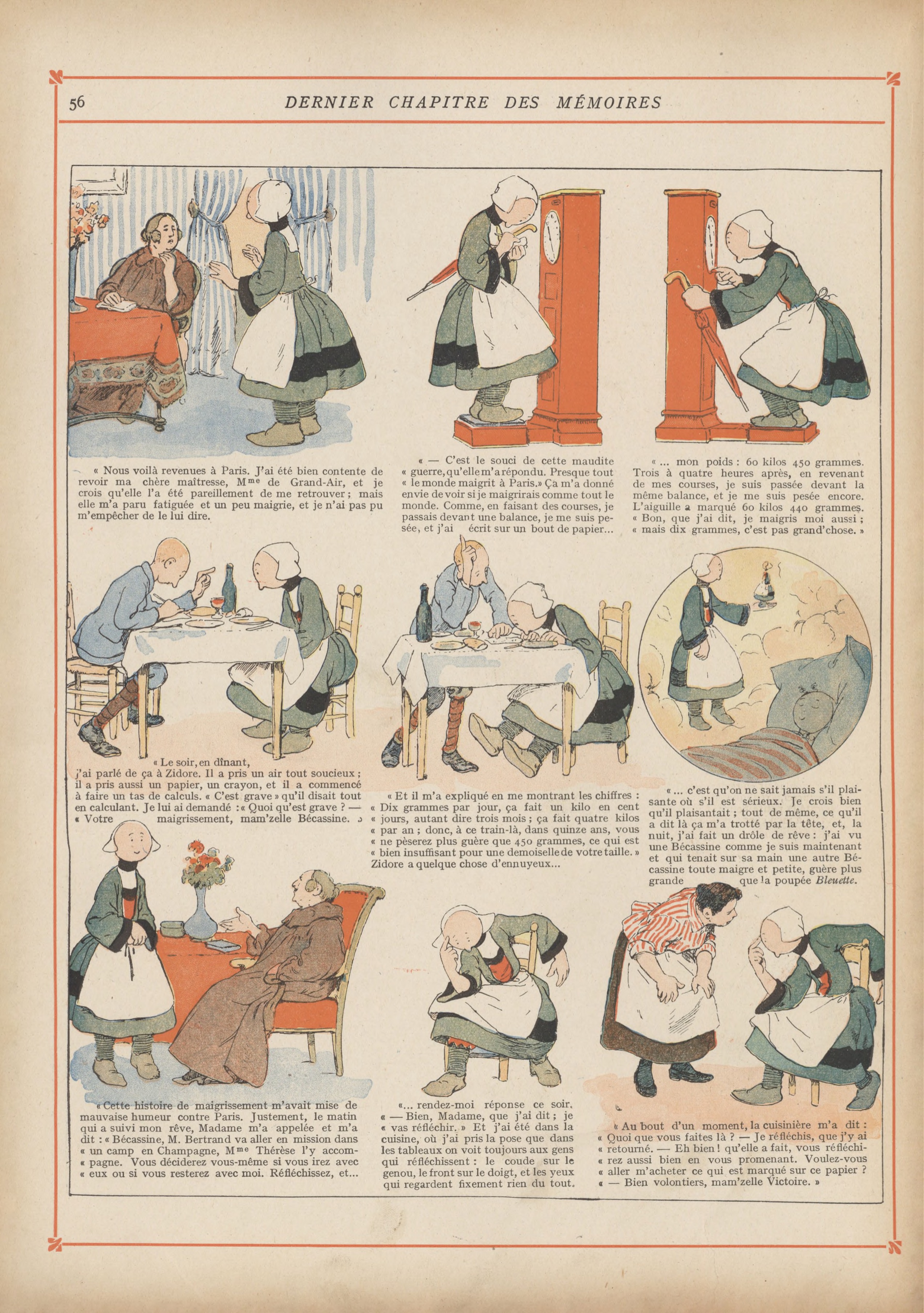 Bécassine – Bécassine chez les Alliés (1917), page 59. Caumery & J.-P. Pinchon. Domaine public.