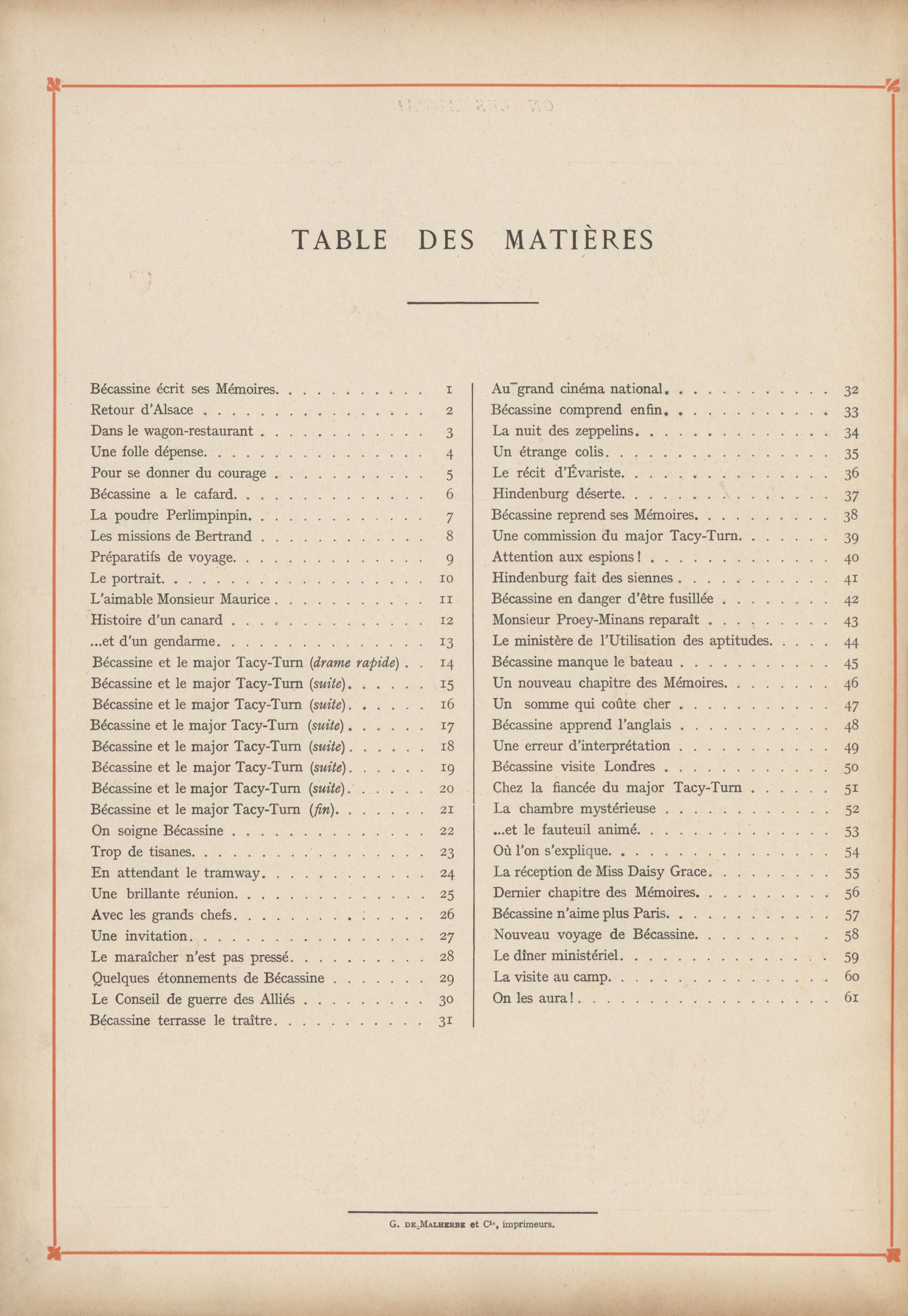 Bécassine – Bécassine chez les Alliés (1917), page 65. Caumery & J.-P. Pinchon. Domaine public.